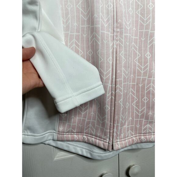 Helly Hansen Womens Full Zip Fleece Hoodie White Pink Size Small - Picture 4 of 14